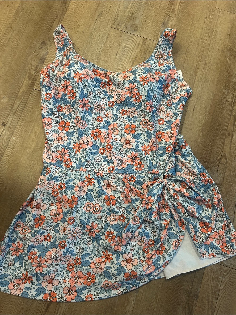 Eomenie size 18w one piece floral bathing suit